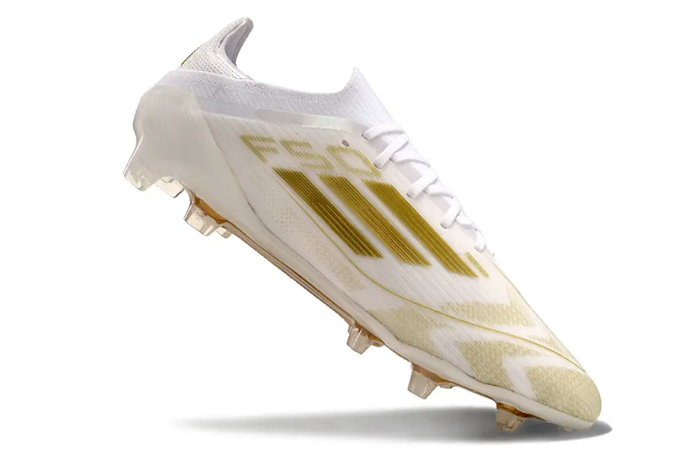 Adidas F50 Elite FG - White/Golden Metallic/Crisp White