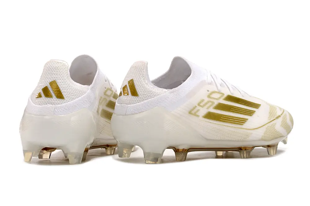Adidas F50 Elite FG - White/Golden Metallic/Crisp White