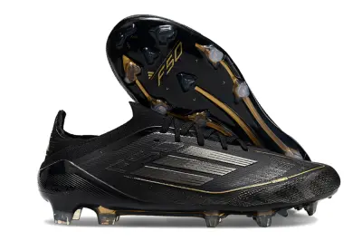 Adidas F50 Elite FG - Black/Gold/Black