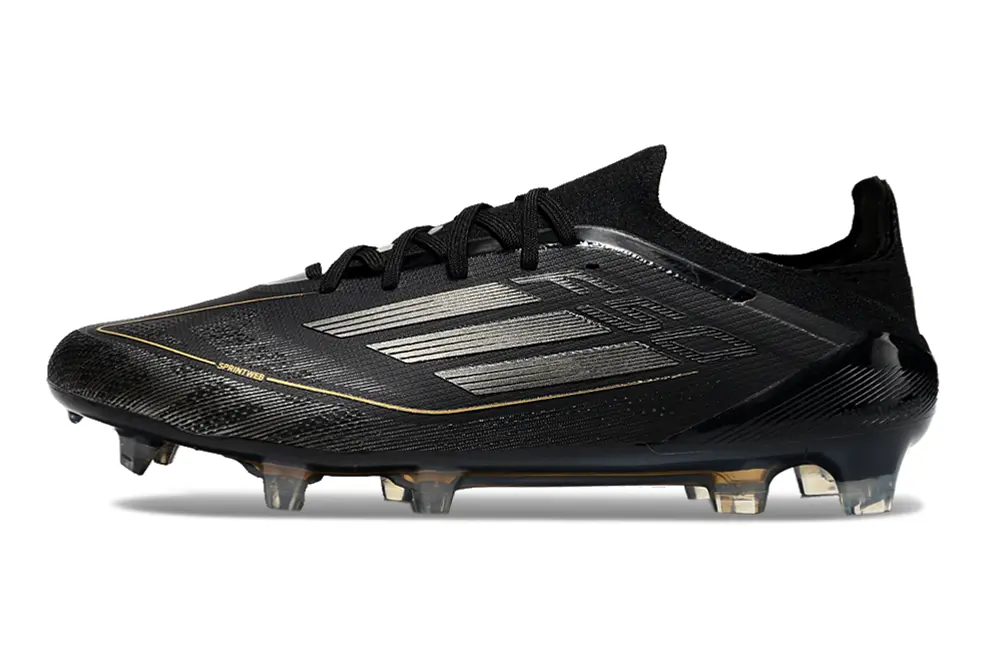 Adidas F50 Elite FG - Black/Gold/Black