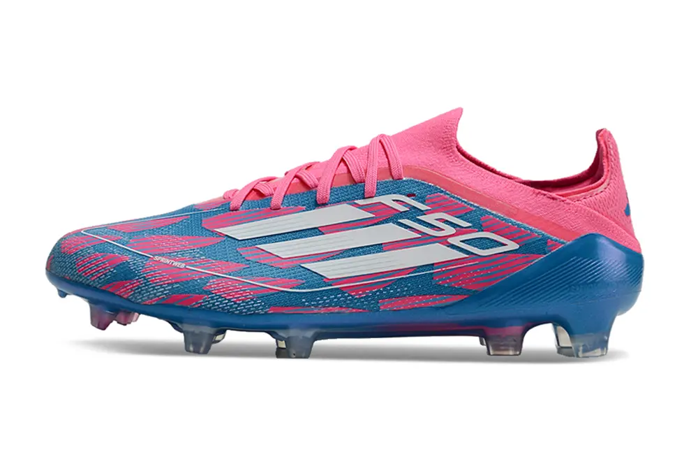 Adidas F50 Elite Laceless FG - Pink/Vibrant Pink/Cool Blue
