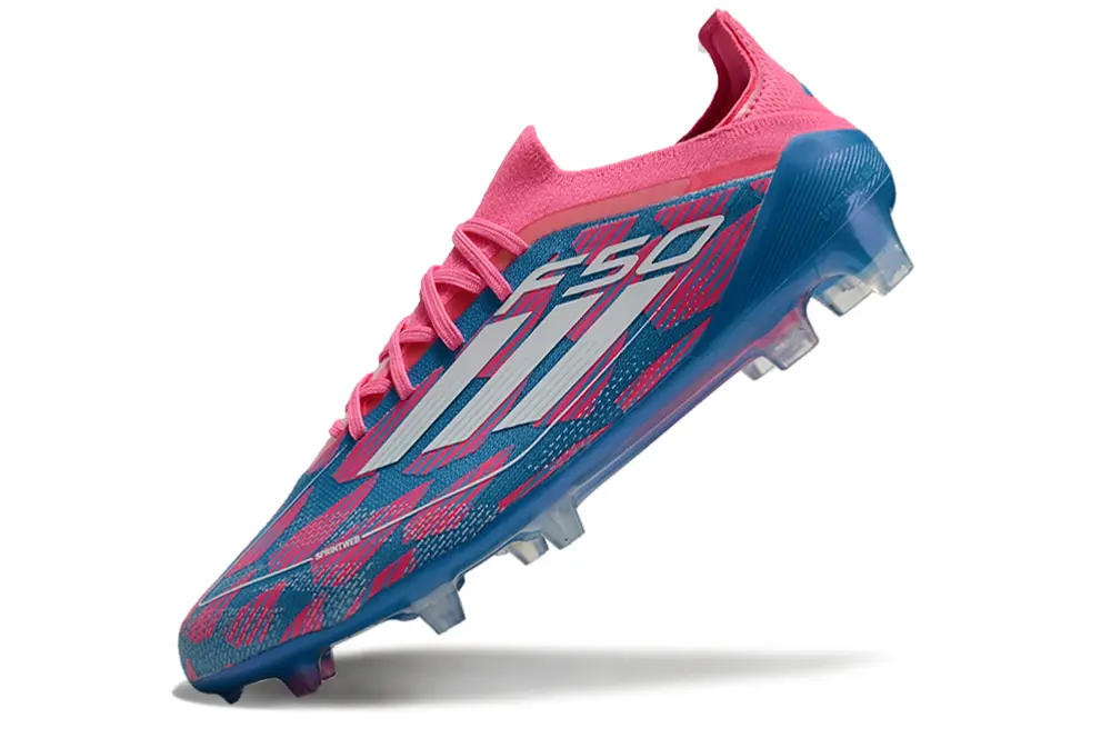 Adidas F50 Elite Laceless FG - Pink/Vibrant Pink/Cool Blue