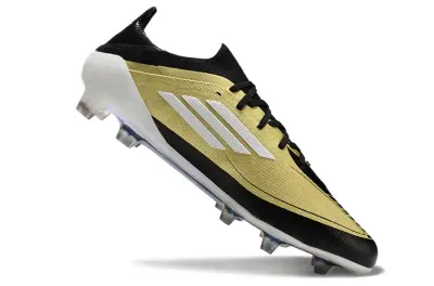 Messi x Adidas F50 Elite FG - Black/Metallic Gold/White