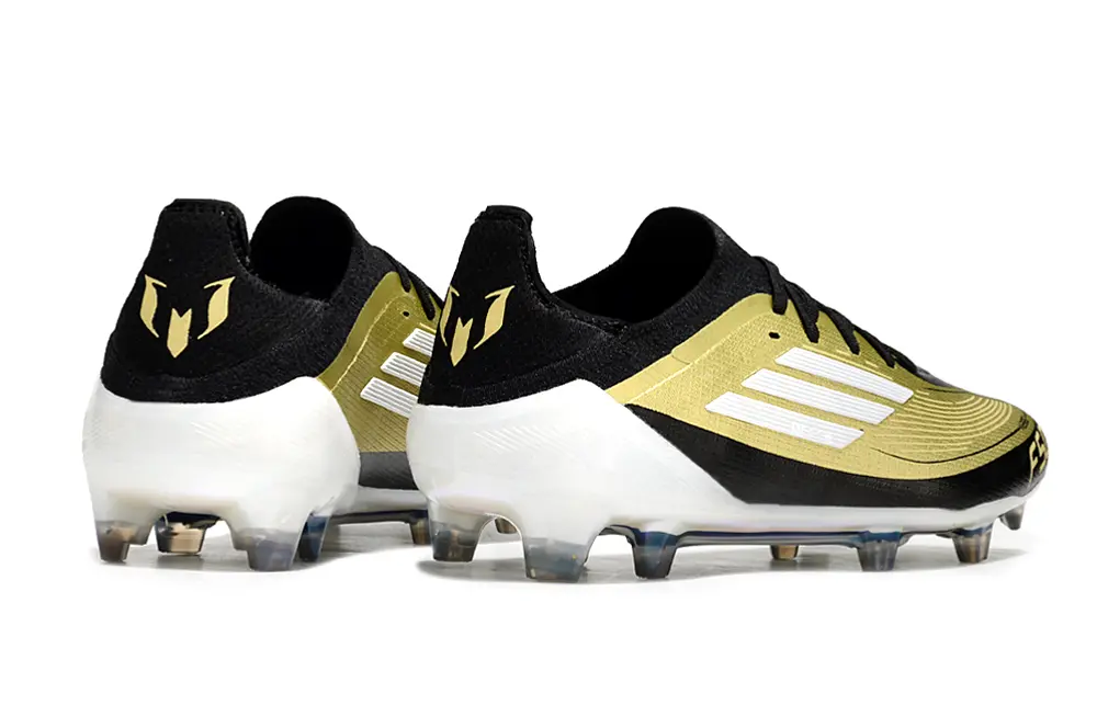 Messi x Adidas F50 Elite FG - Black/Metallic Gold/White
