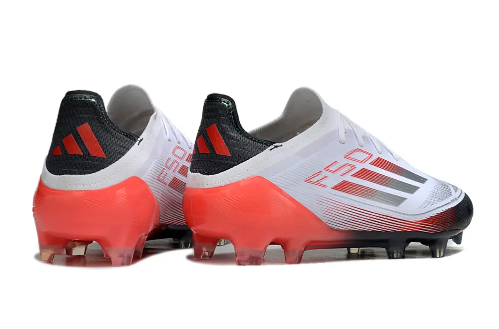 Adidas F50 Elite FG - White/Crimson Blaze/Shadow Black