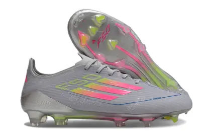 Adidas F50 Elite FG - Gray/Neon Pink/Spring Green