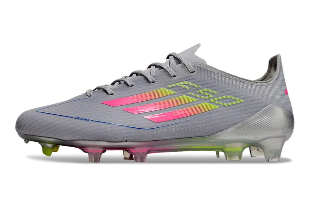 Adidas F50 Elite FG - Gray/Neon Pink/Spring Green