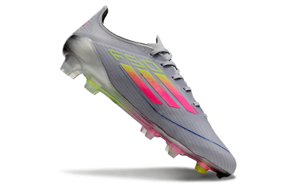 Adidas F50 Elite FG - Gray/Neon Pink/Spring Green