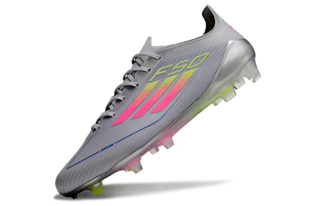 Adidas F50 Elite FG - Gray/Neon Pink/Spring Green