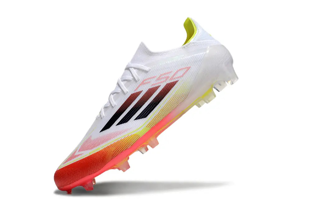 Adidas F50 Elite FG - White/Vibrant Orange/Bright Yellow