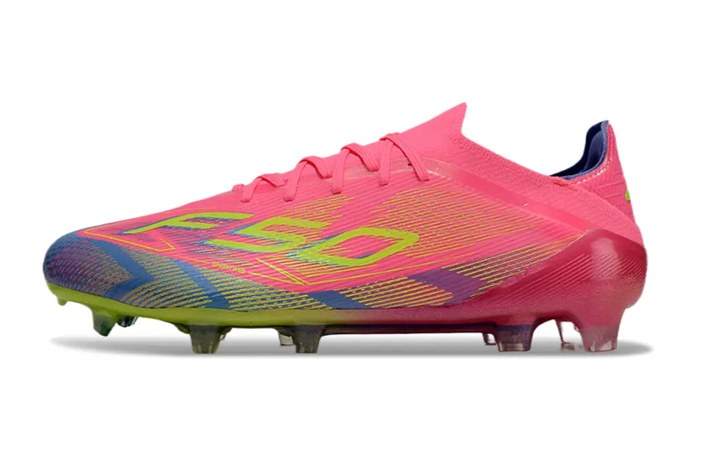 Adidas F50 Elite FG - Pink/Neon Yellow/Blue