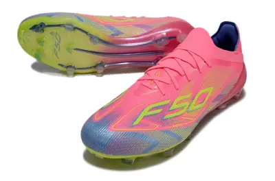 Adidas F50 Elite FG - Pink/Neon Yellow/Blue