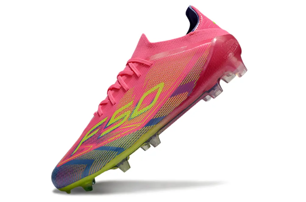 Adidas F50 Elite FG - Pink/Neon Yellow/Blue