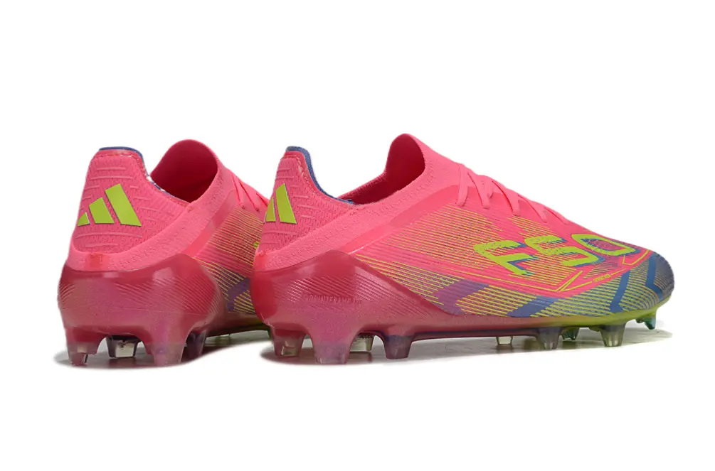 Adidas F50 Elite FG - Pink/Neon Yellow/Blue