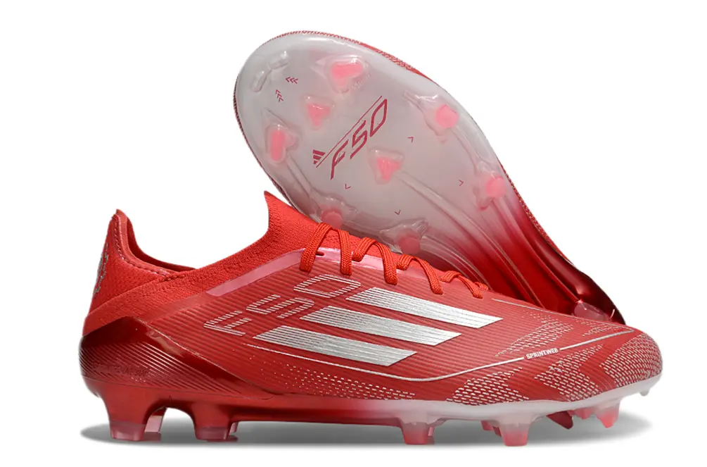 Adidas F50 Elite FG - Red/Vibrant Crimson/Glossy Silver