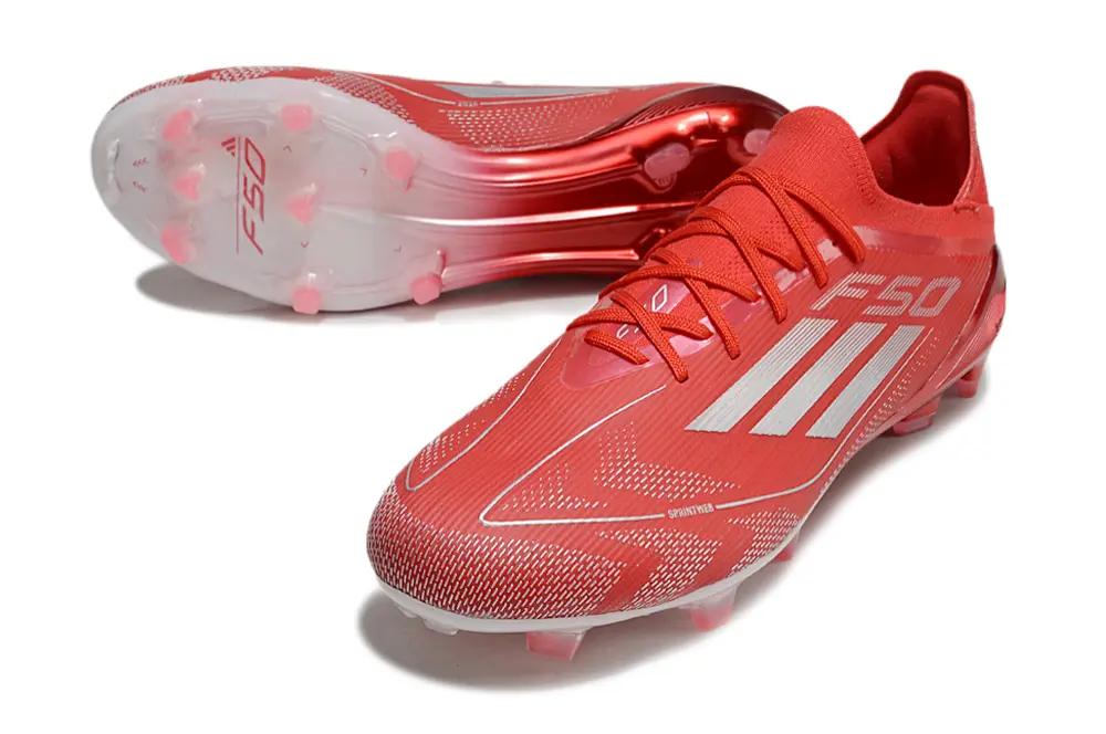 Adidas F50 Elite FG - Red/Vibrant Crimson/Glossy Silver