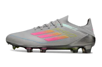 Adidas F50 Elite FG - Gray/Electric Pink/Luminous Yellow