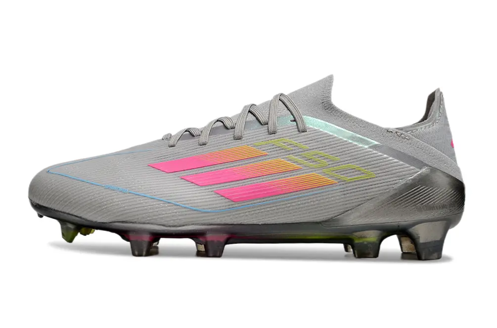 Adidas F50 Elite FG - Gray/Electric Pink/Luminous Yellow