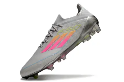 Adidas F50 Elite FG - Gray/Electric Pink/Luminous Yellow
