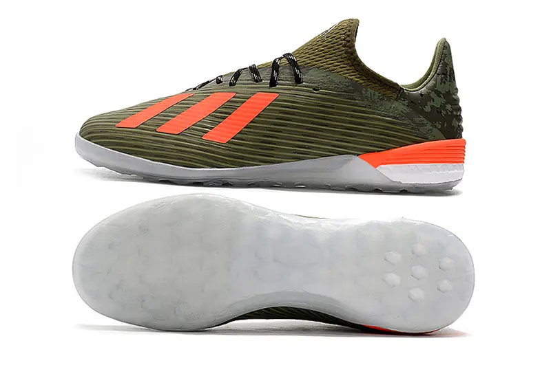 Adidas X 19.1 IC - Olive/Coral Orange/Black