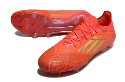 Adidas F50 Elite FG - Red/Fiery Red/Gold Accents