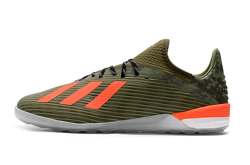 Adidas X 19.1 IC - Olive/Coral Orange/Black