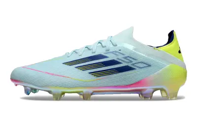 Adidas F50 Elite FG - Sky/Luminous Yellow/Rainbow Fade