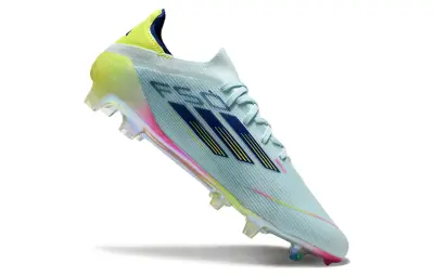 Adidas F50 Elite FG - Sky/Luminous Yellow/Rainbow Fade