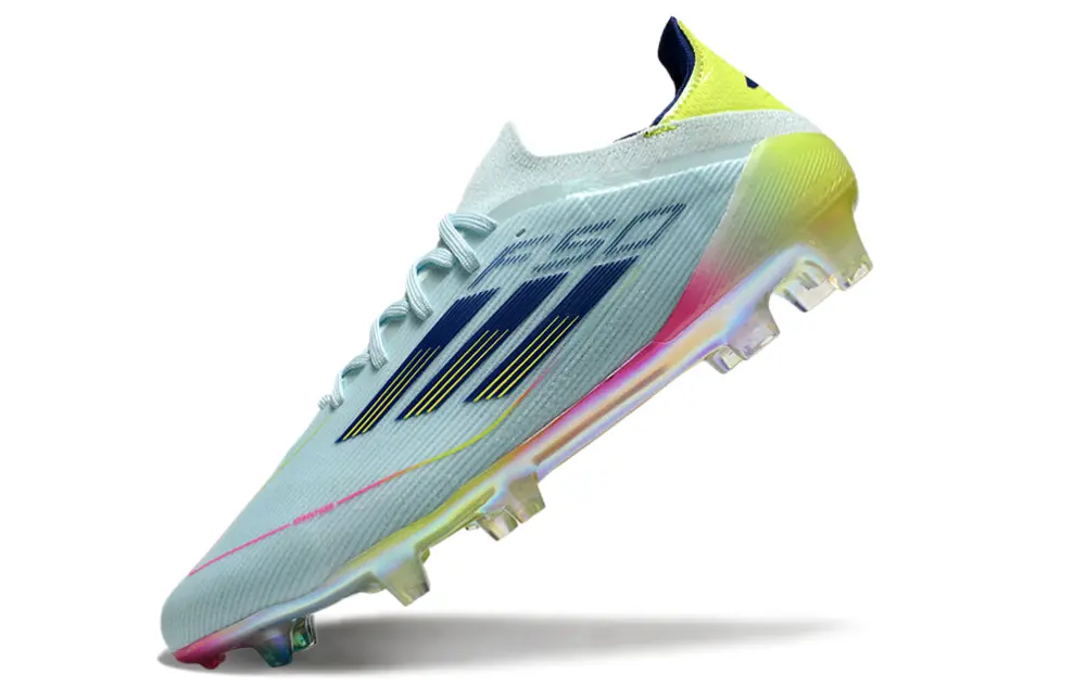 Adidas F50 Elite FG - Sky/Luminous Yellow/Rainbow Fade