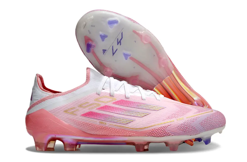 Lamine Yamal x Adidas F50 Elite FG - Pink/Pastel Pink/Soft White