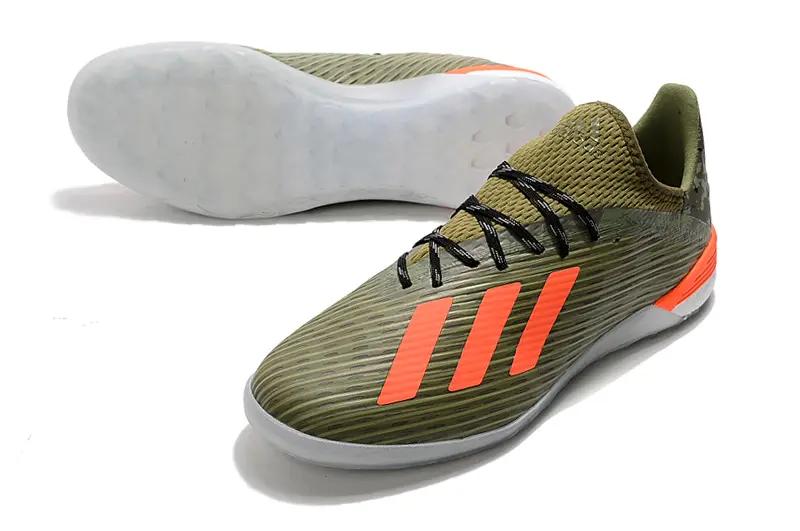 Adidas X 19.1 IC - Olive/Coral Orange/Black