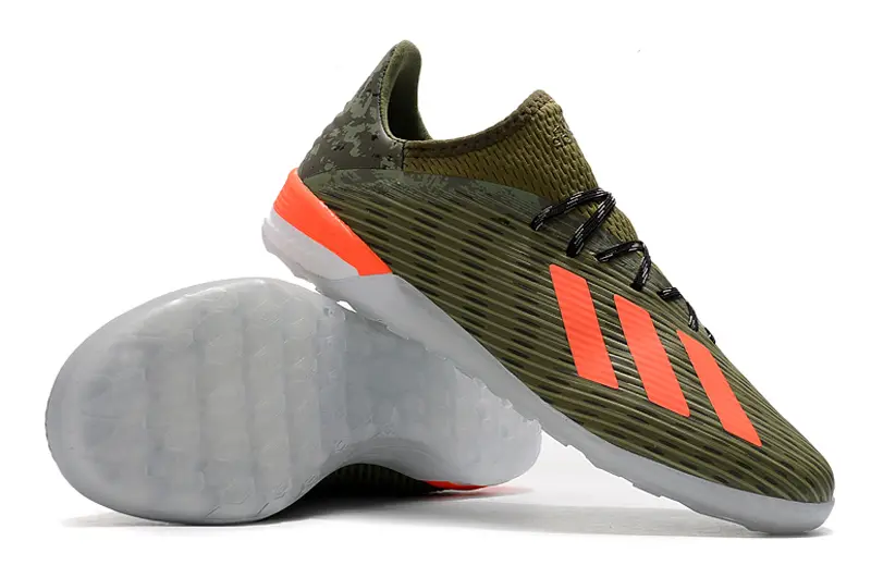 Adidas X 19.1 IC - Olive/Coral Orange/Black