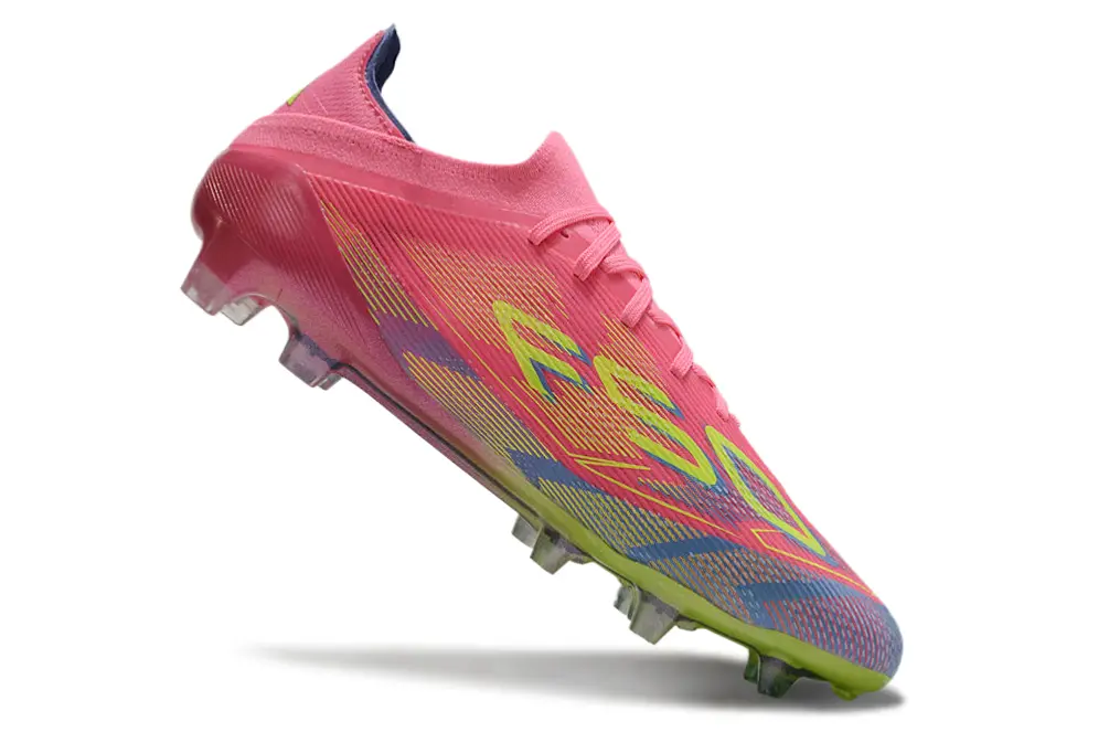 Adidas F50 Elite FG - Pink/Neon Yellow/Deep Blue