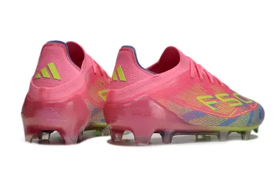 Adidas F50 Elite FG - Pink/Neon Yellow/Deep Blue