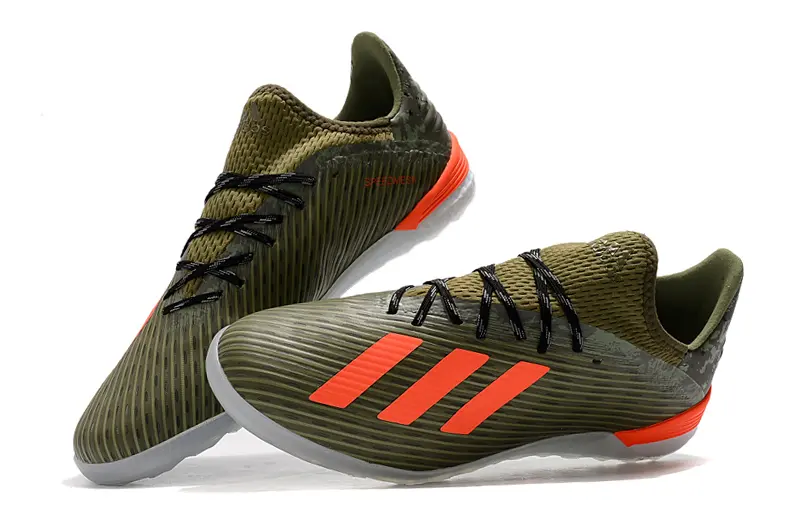 Adidas X 19.1 IC - Olive/Coral Orange/Black