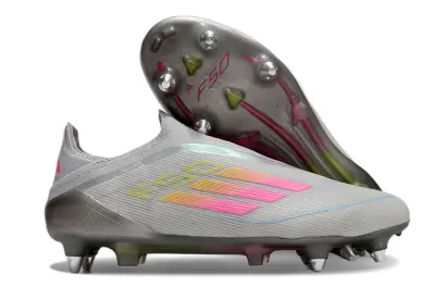 Adidas F50 Elite Laceless SG - Gray/Electric Pink/Neon Green