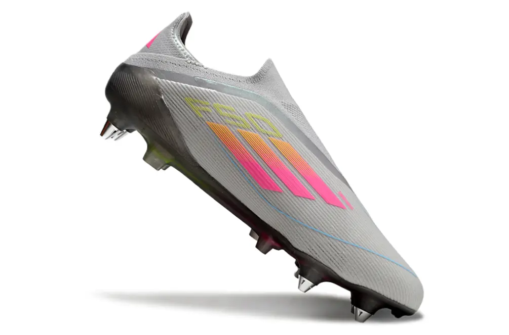 Adidas F50 Elite Laceless SG - Gray/Electric Pink/Neon Green