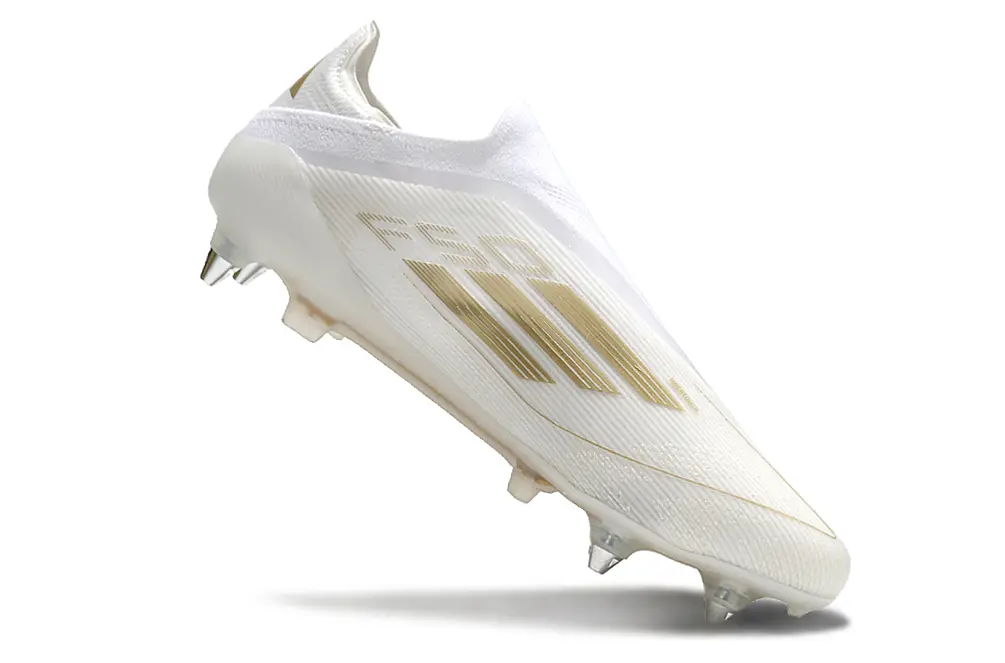 Adidas F50 Elite Laceless SG - White/Elegant Gold/Classic White