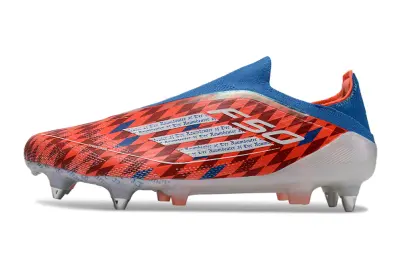 Thomas Müller x Adidas F50 Elite Laceless SG - Red/Electric Blue/Graphite Gray