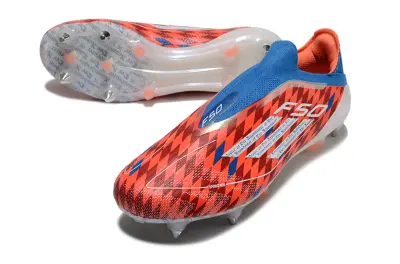 Thomas Müller x Adidas F50 Elite Laceless SG - Red/Electric Blue/Graphite Gray