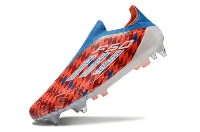 Thomas Müller x Adidas F50 Elite Laceless SG - Red/Electric Blue/Graphite Gray