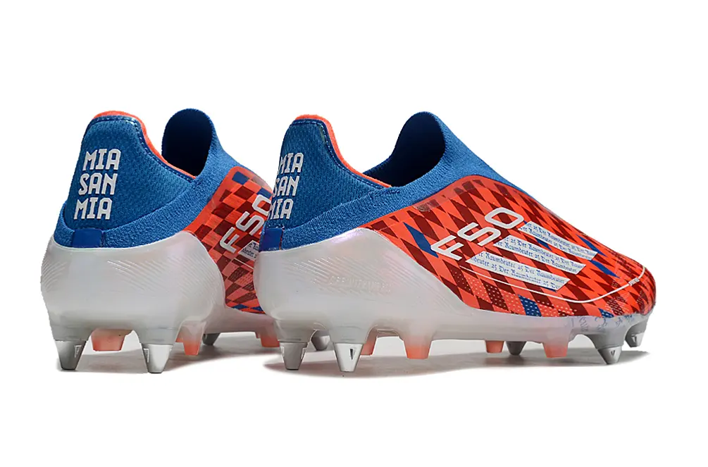 Thomas Müller x Adidas F50 Elite Laceless SG - Red/Electric Blue/Graphite Gray