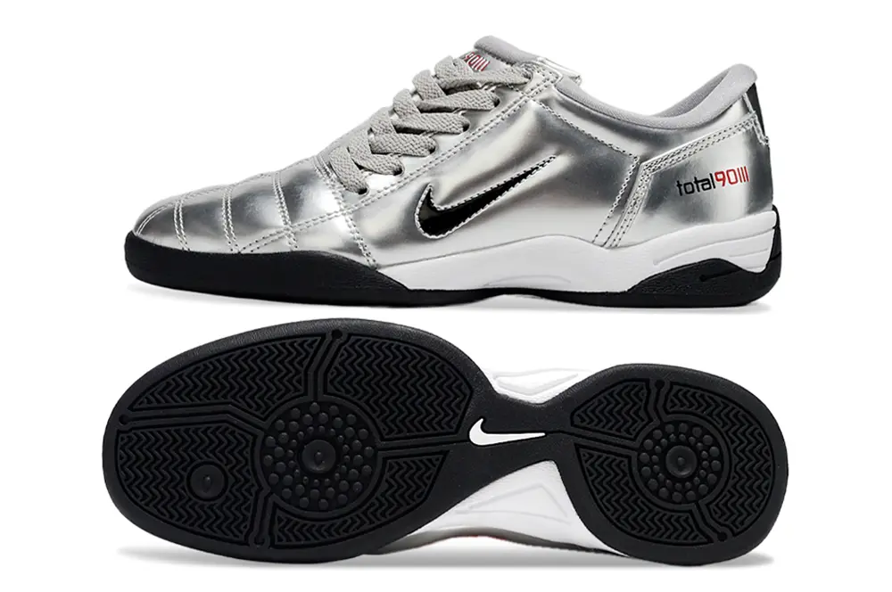 Nike Total 90 III IC - Silver/Metallic Grey/Black
