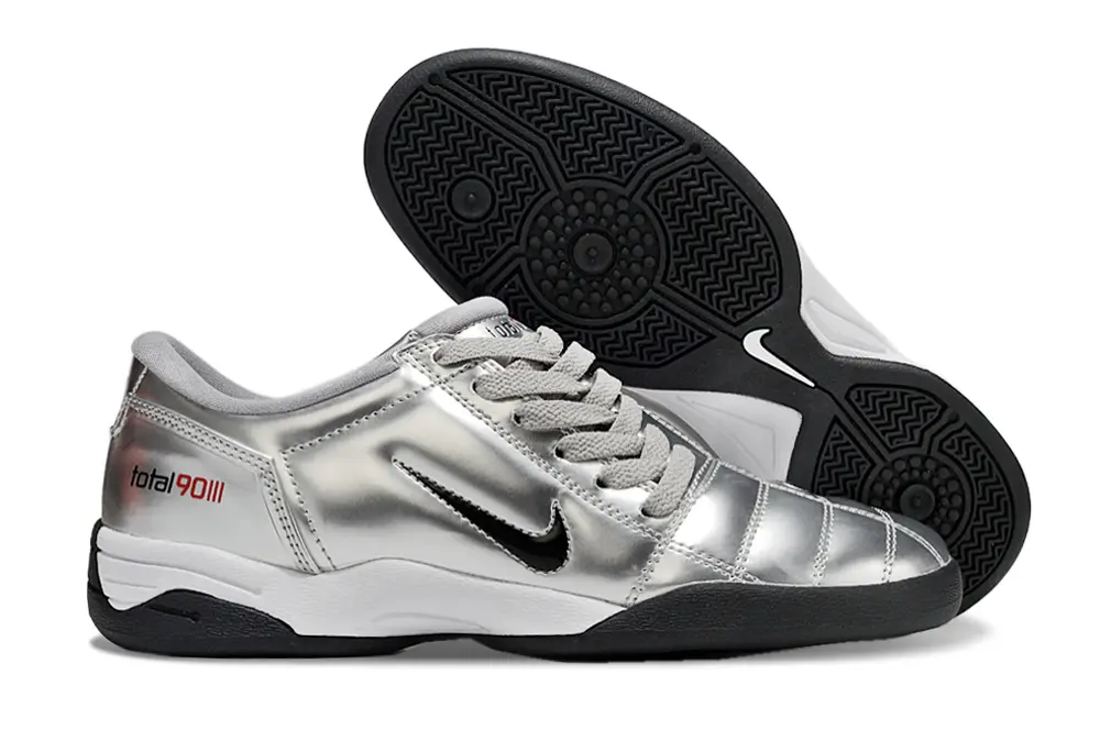 Nike Total 90 III IC - Silver/Metallic Grey/Black