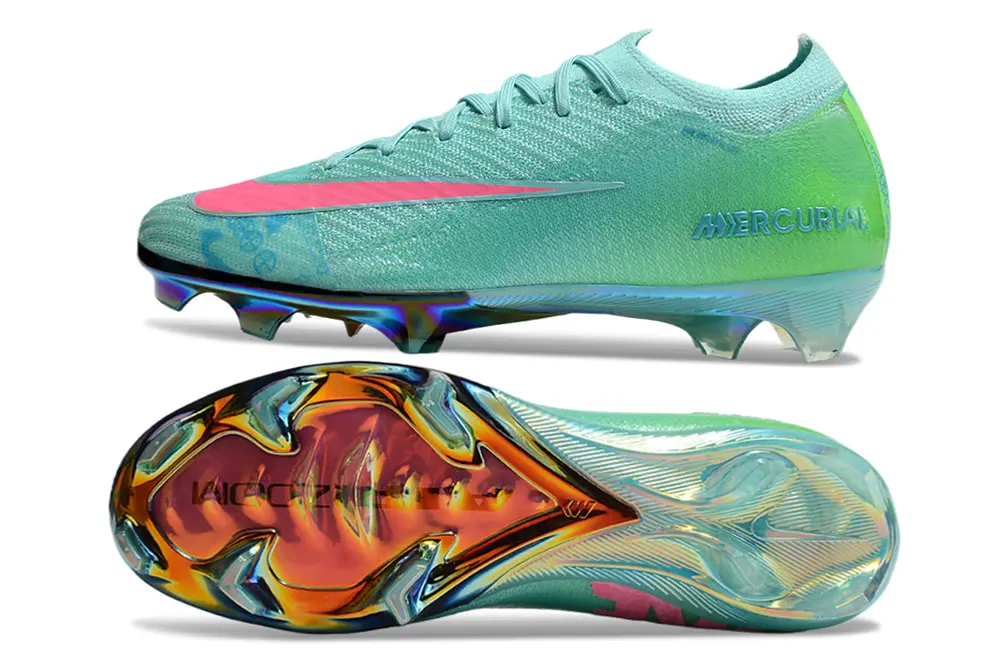 Nike Air Zoom Mercurial Vapor 16 Elite FG - Aqua/Neon Pink/Light Green