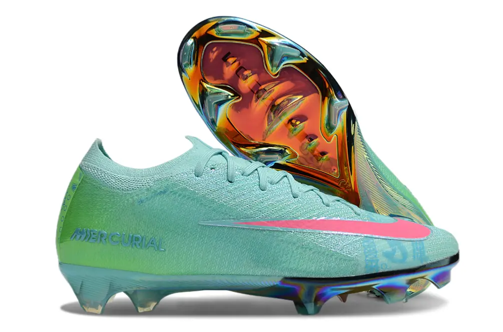 Nike Air Zoom Mercurial Vapor 16 Elite FG - Aqua/Neon Pink/Light Green