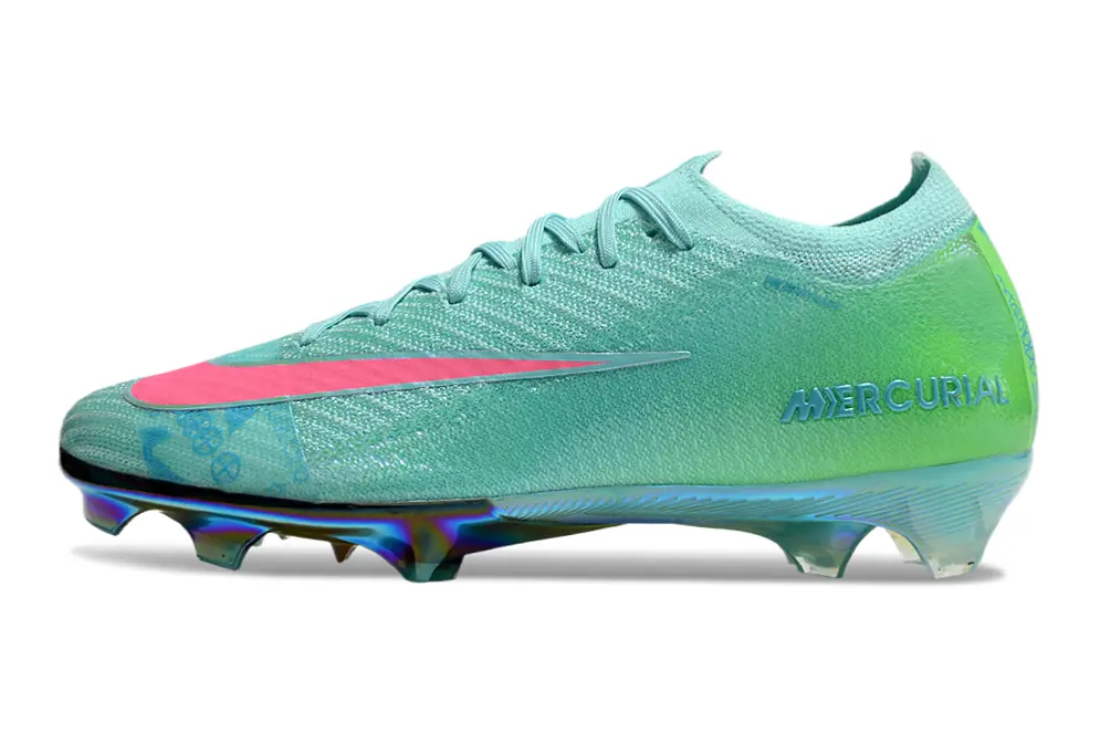 Nike Air Zoom Mercurial Vapor 16 Elite FG - Aqua/Neon Pink/Light Green
