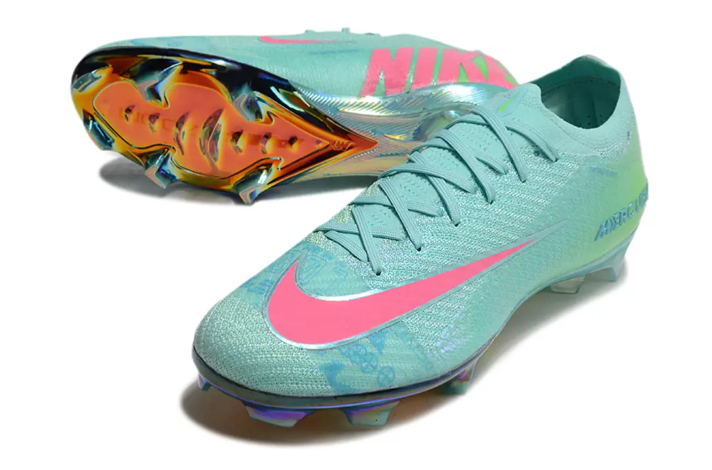 Nike Air Zoom Mercurial Vapor 16 Elite FG - Aqua/Neon Pink/Light Green