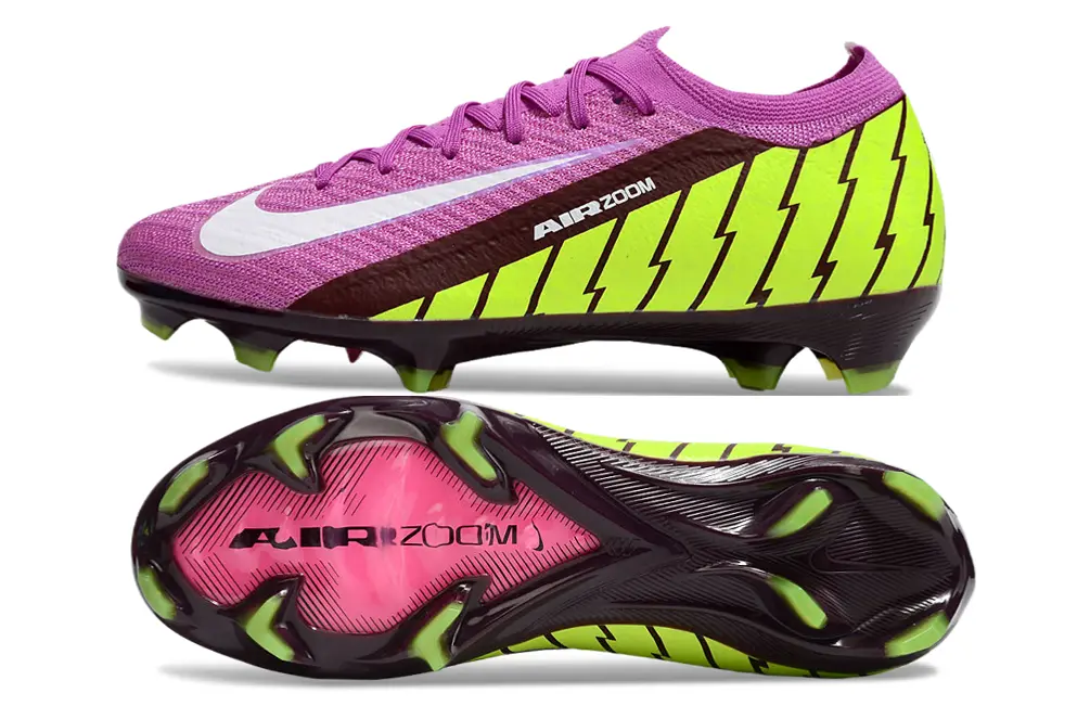 Nike Air Zoom Mercurial Vapor 16 Elite FG - Pink/Electric Green/Deep Plum