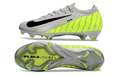 Nike Air Zoom Mercurial Vapor 16 Elite FG - Gray/Electric Yellow/Sleek Black